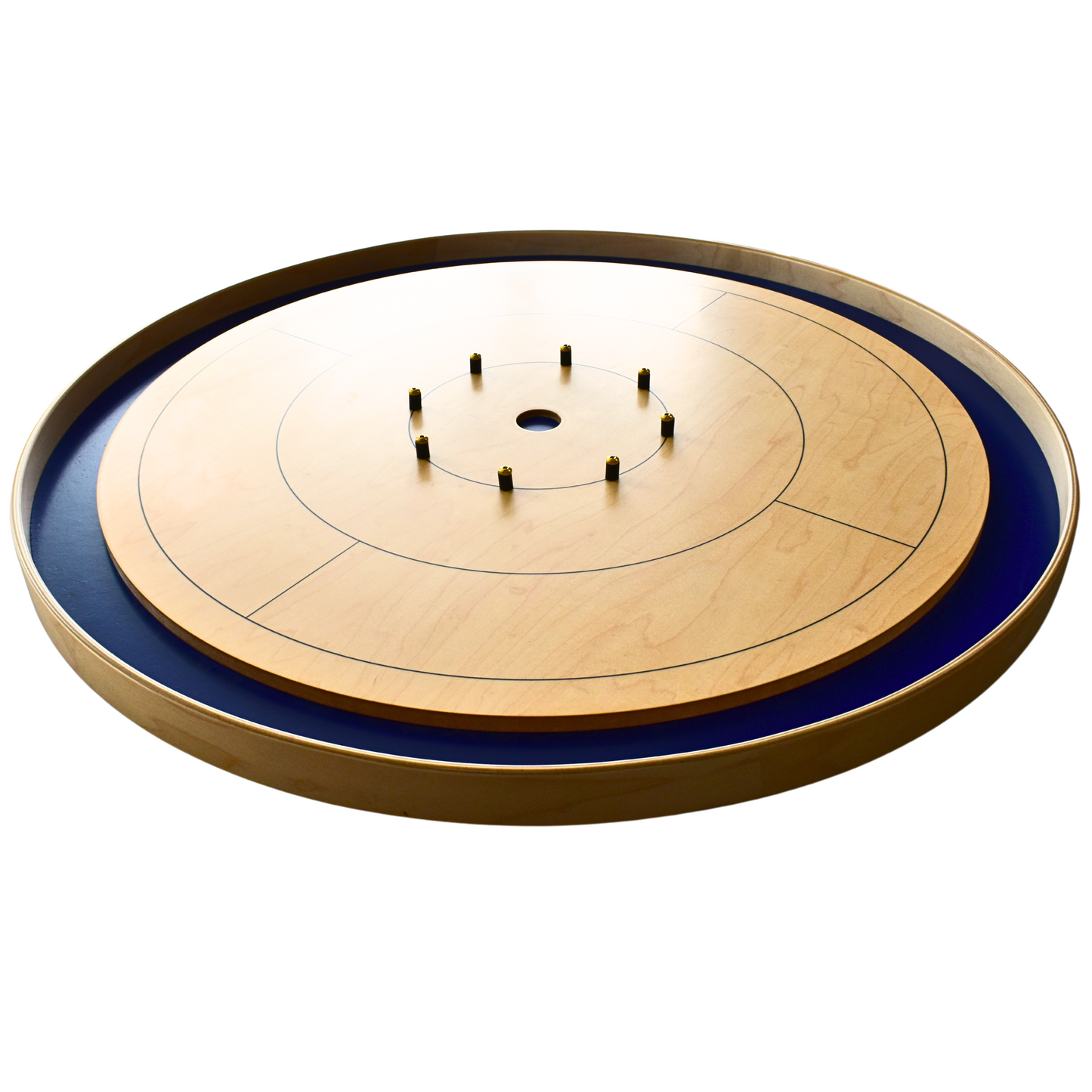 The Royal Blue by Crokinole Canada - Tournament Board Game Set - Meets NCA Standards