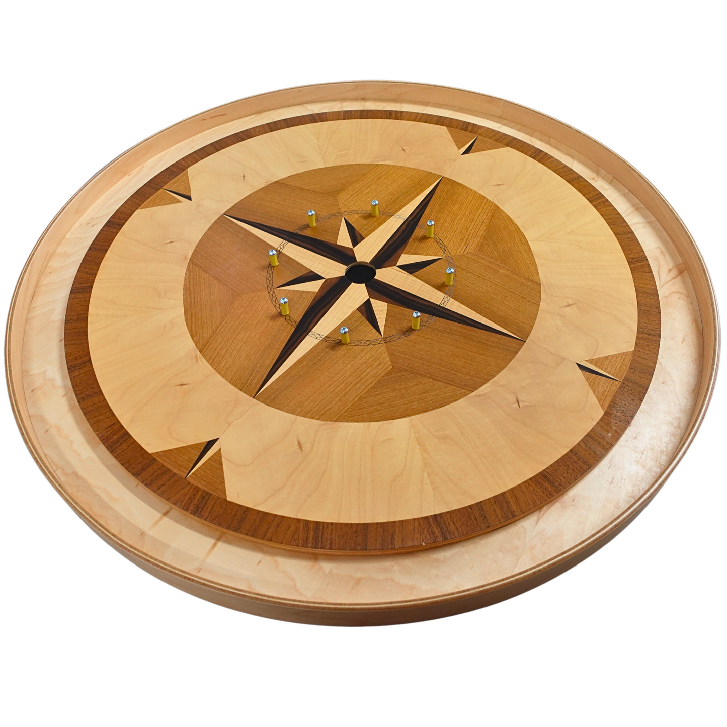 Golden Glory - Hand Inlay Crokinole Boards