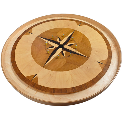 Golden Glory - Hand Inlay Crokinole Boards