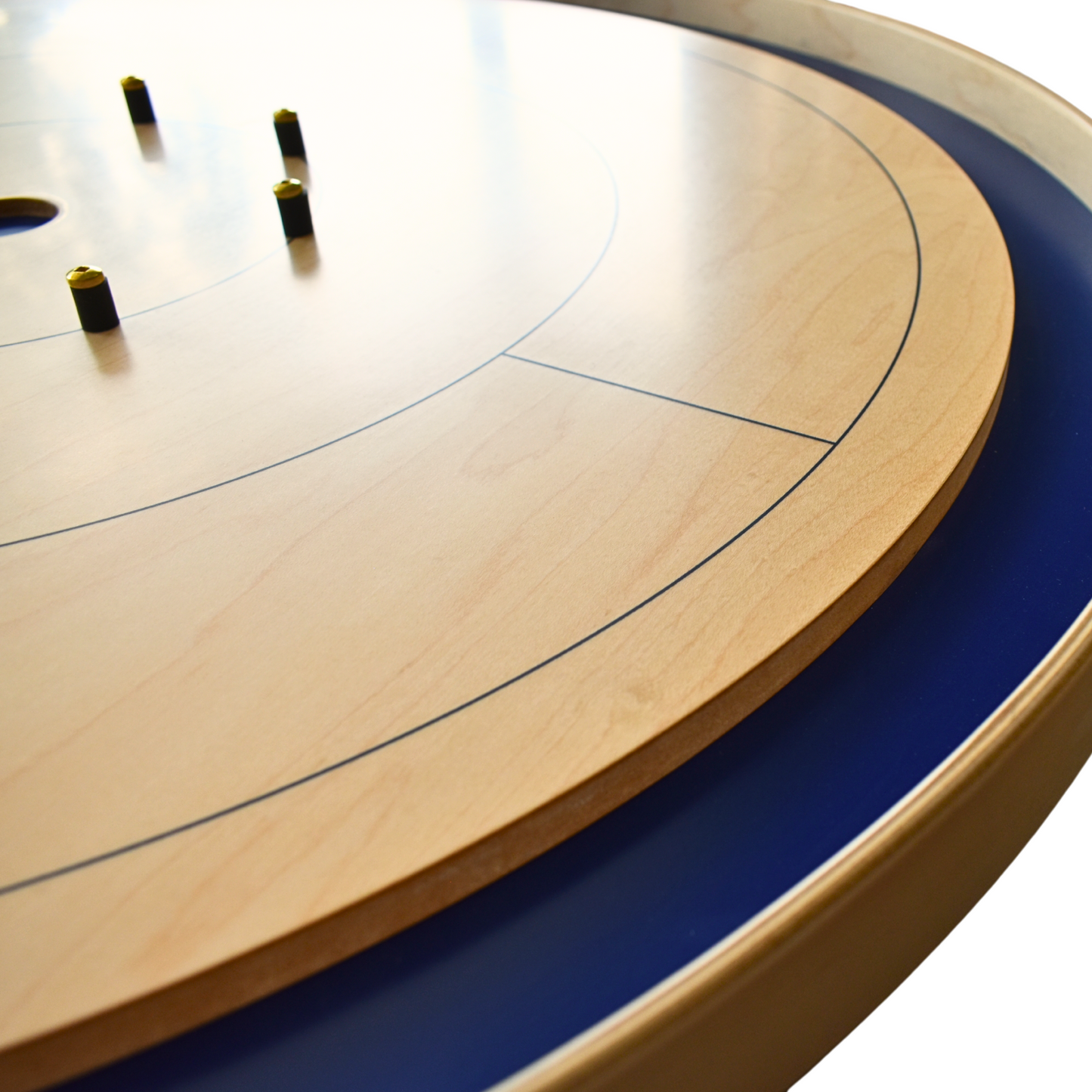 The Royal Blue by Crokinole Canada - Tournament Board Game Set - Meets NCA Standards