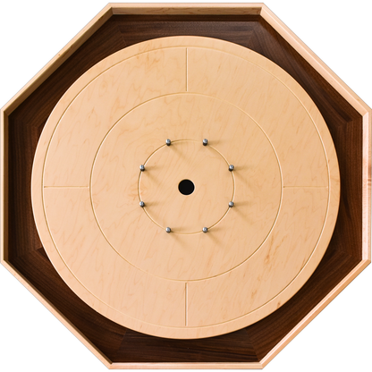 The Mountie - Large Traditional Crokinole Board Game Set