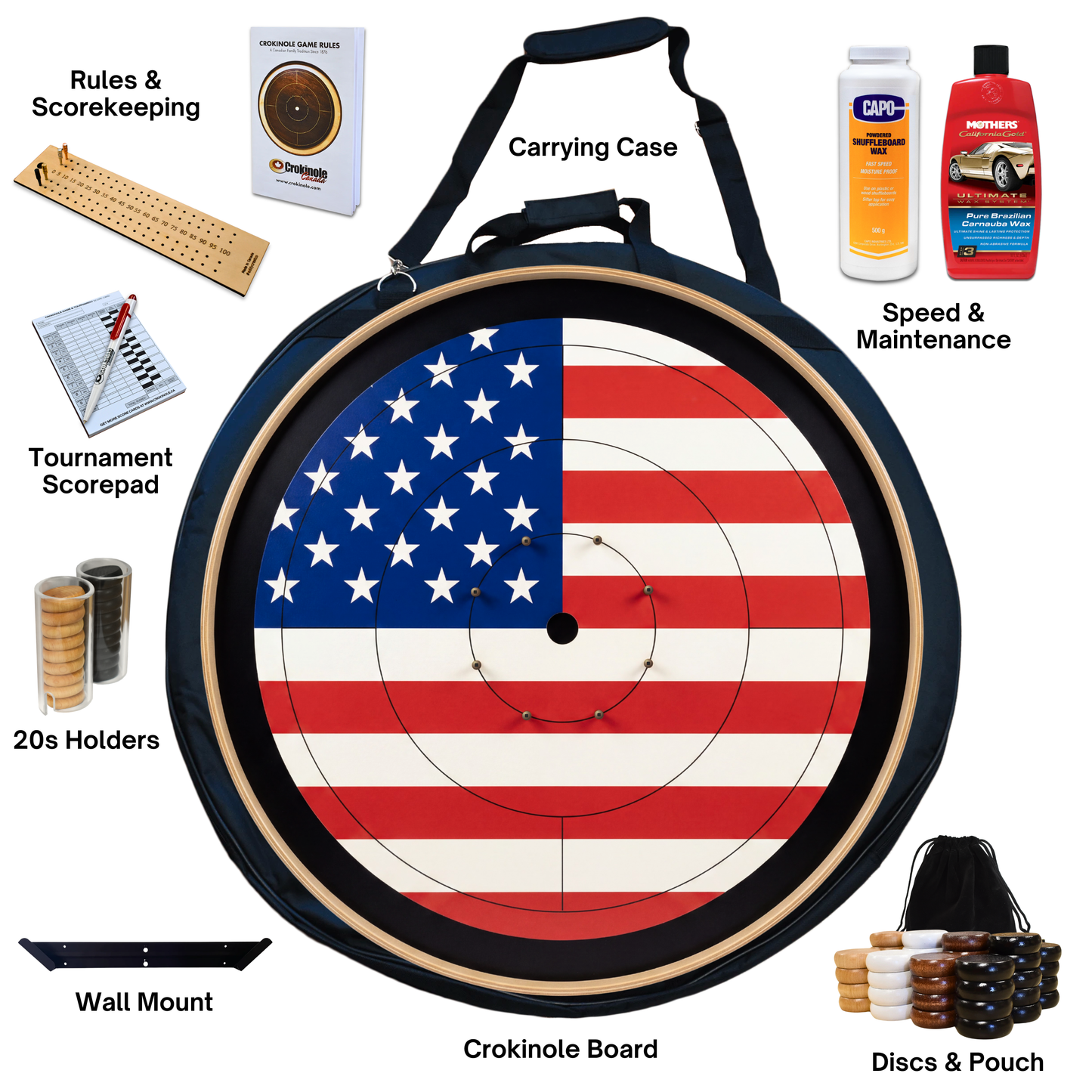 The American Dream - Ultimate Crokinole Bundle