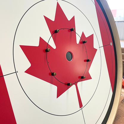 The Canuck - Tournament Style Crokinole Board Game Set