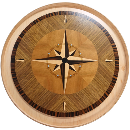 Africa - Hand Inlay Crokinole Boards