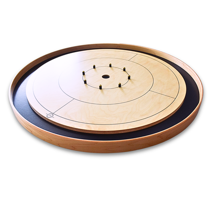 The Tracey Black Championship - Tournament Crokinole Board Game Set - Meets NCA Standards