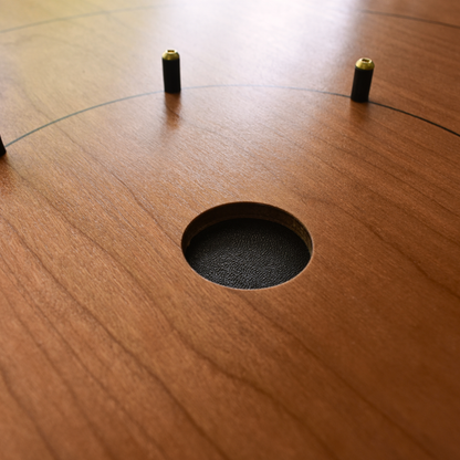 Cherry Hill Blossom - Traditional Crokinole Board Game Set