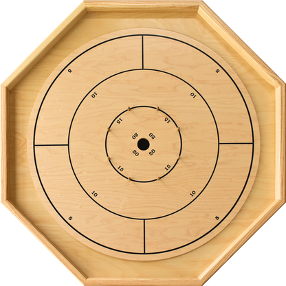 The Gold Standard - Traditional Crokinole Board Game Set