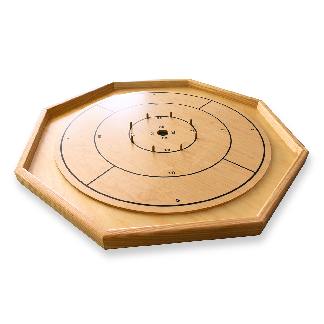 The Gold Standard - Traditional Crokinole Board Game Set – Crokinole ...