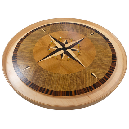 Africa - Hand Inlay Crokinole Boards