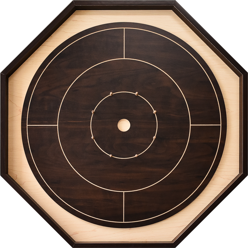 Crokinole Board For Beginners by Crokinole Canada - Walnut & Maple Mel ...