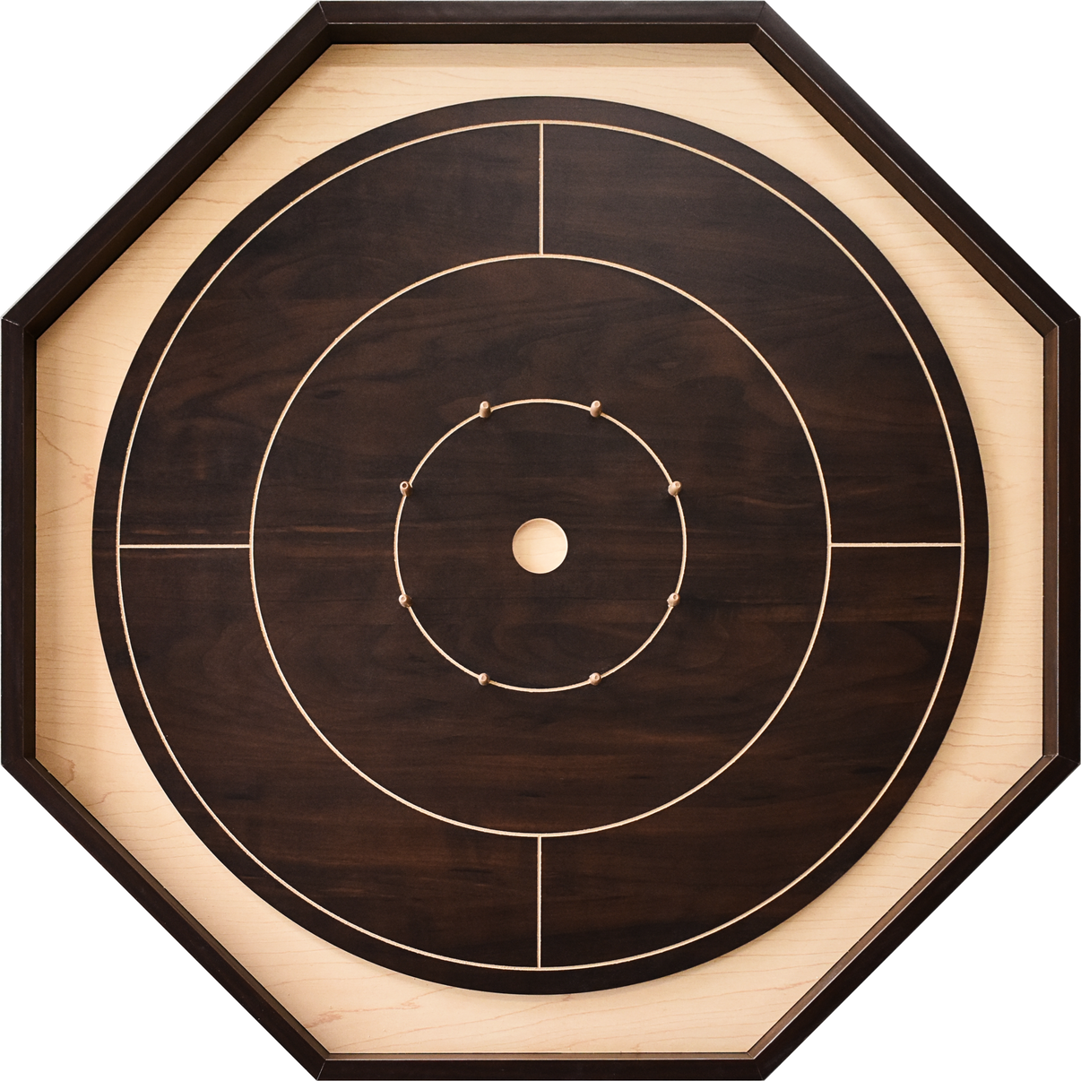 Crokinole Board For Beginners by Crokinole Canada - Walnut & Maple Mel ...