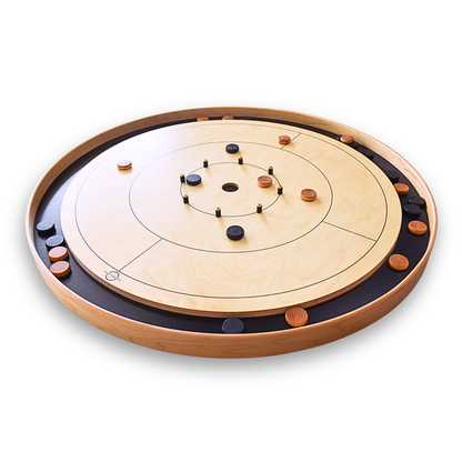 The Tracey Black Championship - Tournament Crokinole Board Game Set - Meets NCA Standards