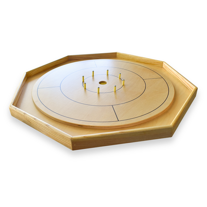 The Family Board - Traditional Crokinole Board Game Set