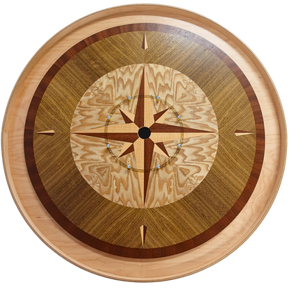 Graceful Elegance - Hand Inlay Crokinole Boards