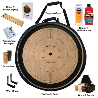 The Tracey Gray Rock Championship - Tournament Crokinole Board Game Kit