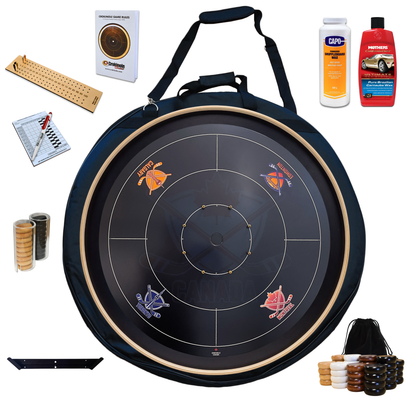 The Hockey Faceoff Board - Ultimate Crokinole Bundle