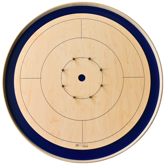 The Royal Blue by Crokinole Canada - Tournament Board Game Set - Meets NCA Standards
