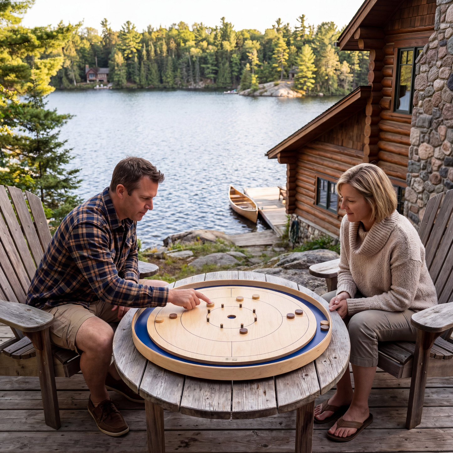 The Royal Blue - Ultimate Crokinole Bundle