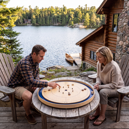 The Royal Blue - Ultimate Crokinole Bundle