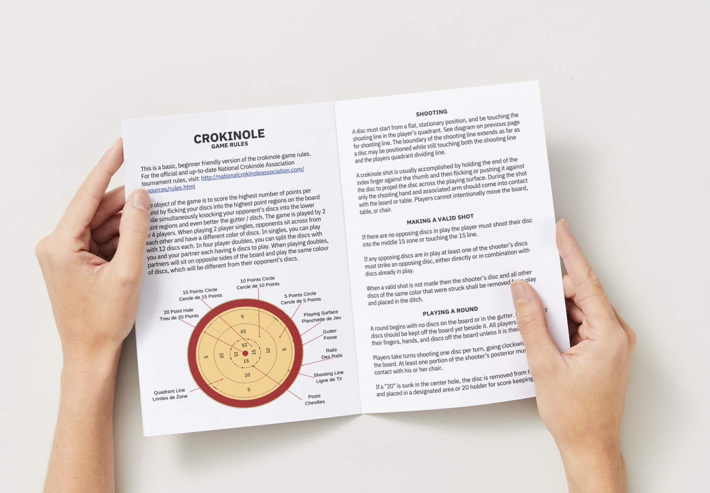 Crokinole Rules (Physical Copy)