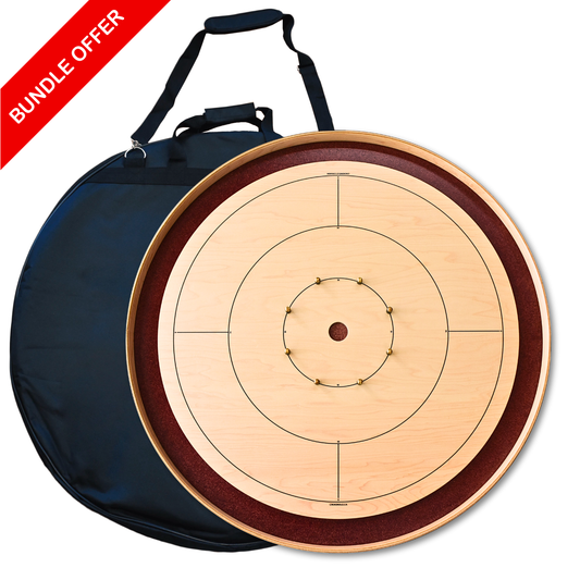 The Royal Red - Ultimate Crokinole Bundle