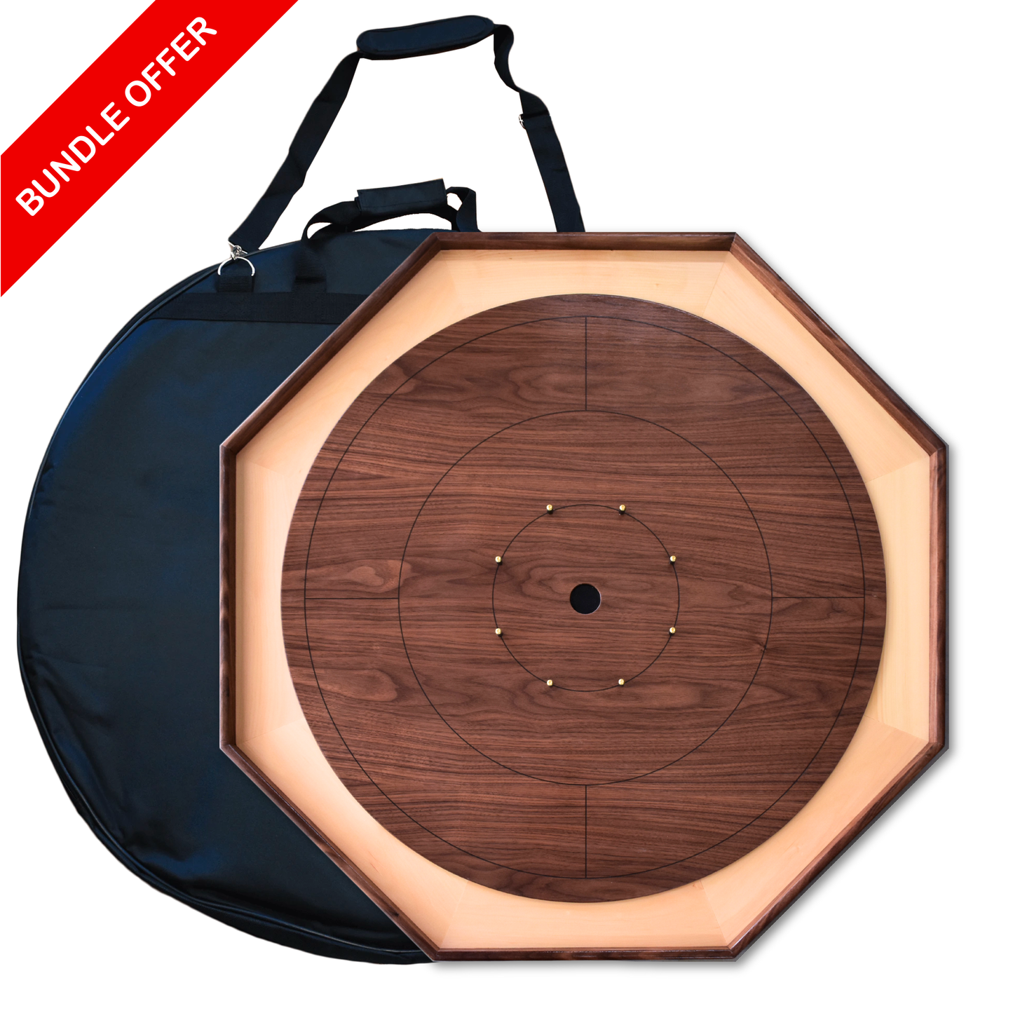 The Walnut Wonder - Ultimate Crokinole Bundle