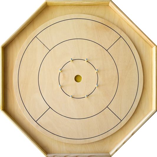 The Family Board - Traditional Crokinole Board Game Set