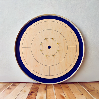 The Royal Blue by Crokinole Canada - Tournament Board Game Set - Meets NCA Standards