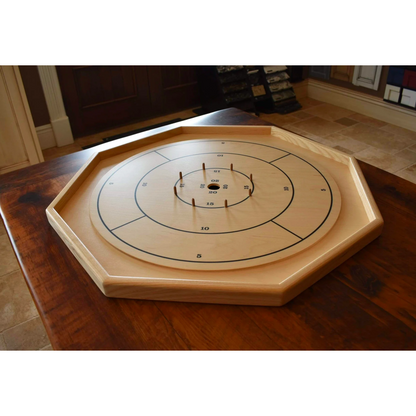 The Gold Standard - Traditional Crokinole Board Game Set