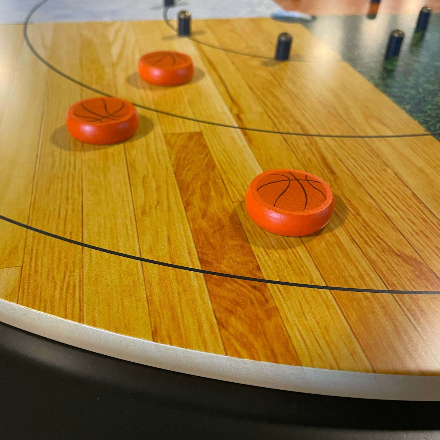 The Sports Faceoff Board - Tournament Style Crokinole Board Game Set