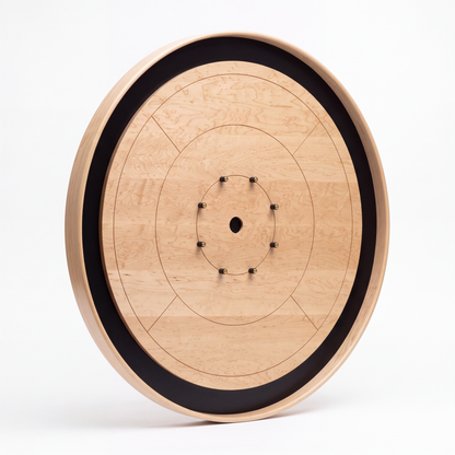 Birdseye Maple- Solid Hardwood Playing Surface Crokinole Board