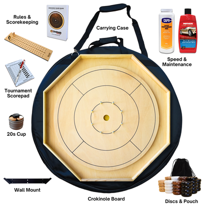 The Family Board - Ultimate Crokinole Bundle