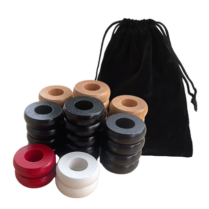 30 Pinnochi / Pichenotte Rings Rouges et Verts - Anneaux De Pichenottes - Game Accessories / Accessoires De Jeu