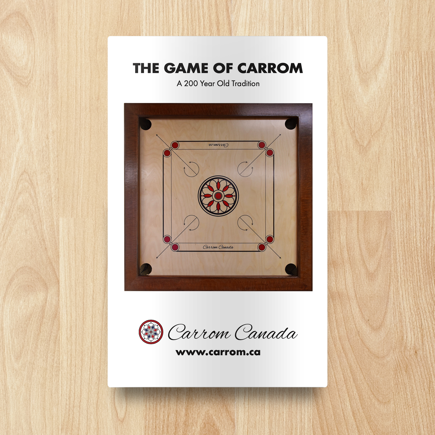 Carrom Rules & Score Cards (Physical Copy)