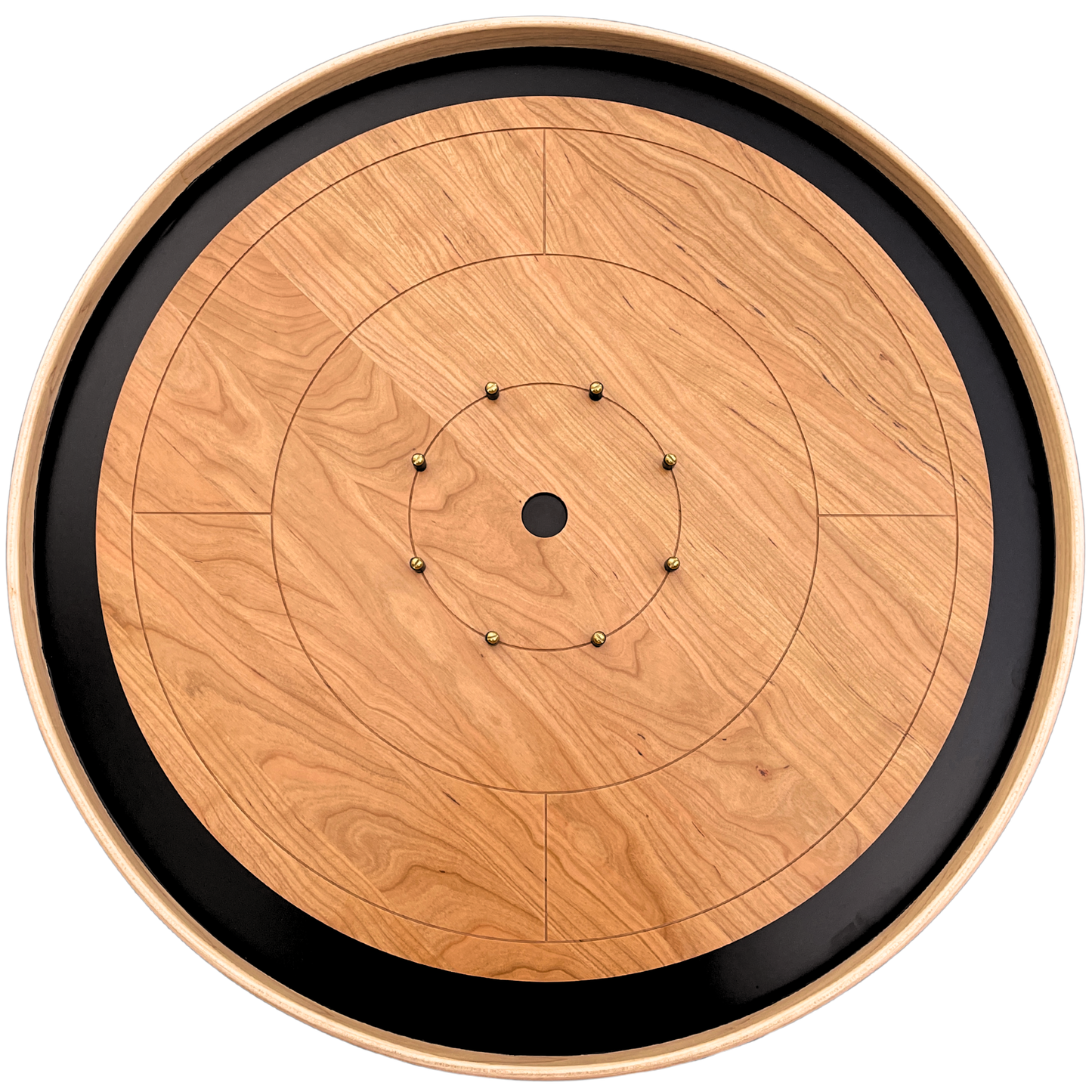 Cherry Expressions - Solid Cherry Hardwood Playing Surface Crokinole Board