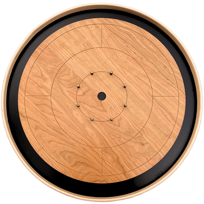 Cherry Expressions - Solid Cherry Hardwood Playing Surface Crokinole Board