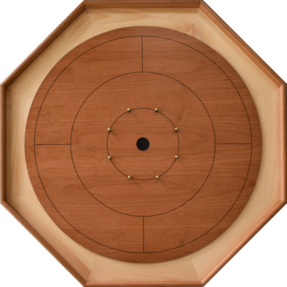 Cherry Hill Blossom - Traditional Crokinole Board Game Kit