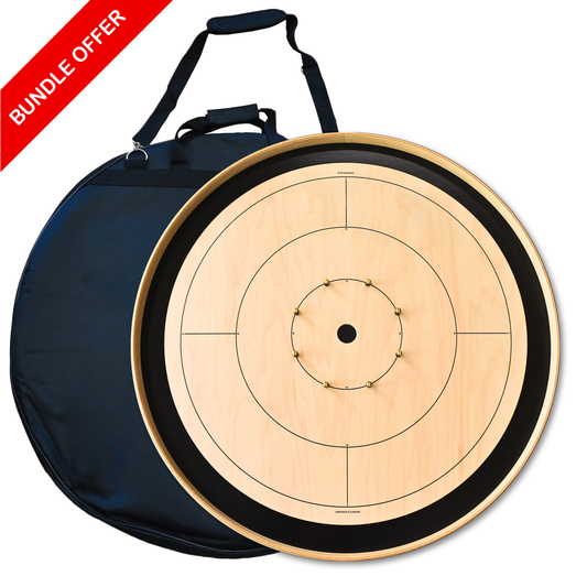 The Crokinole Canada (With Branding) - Tournament Board Game Kit