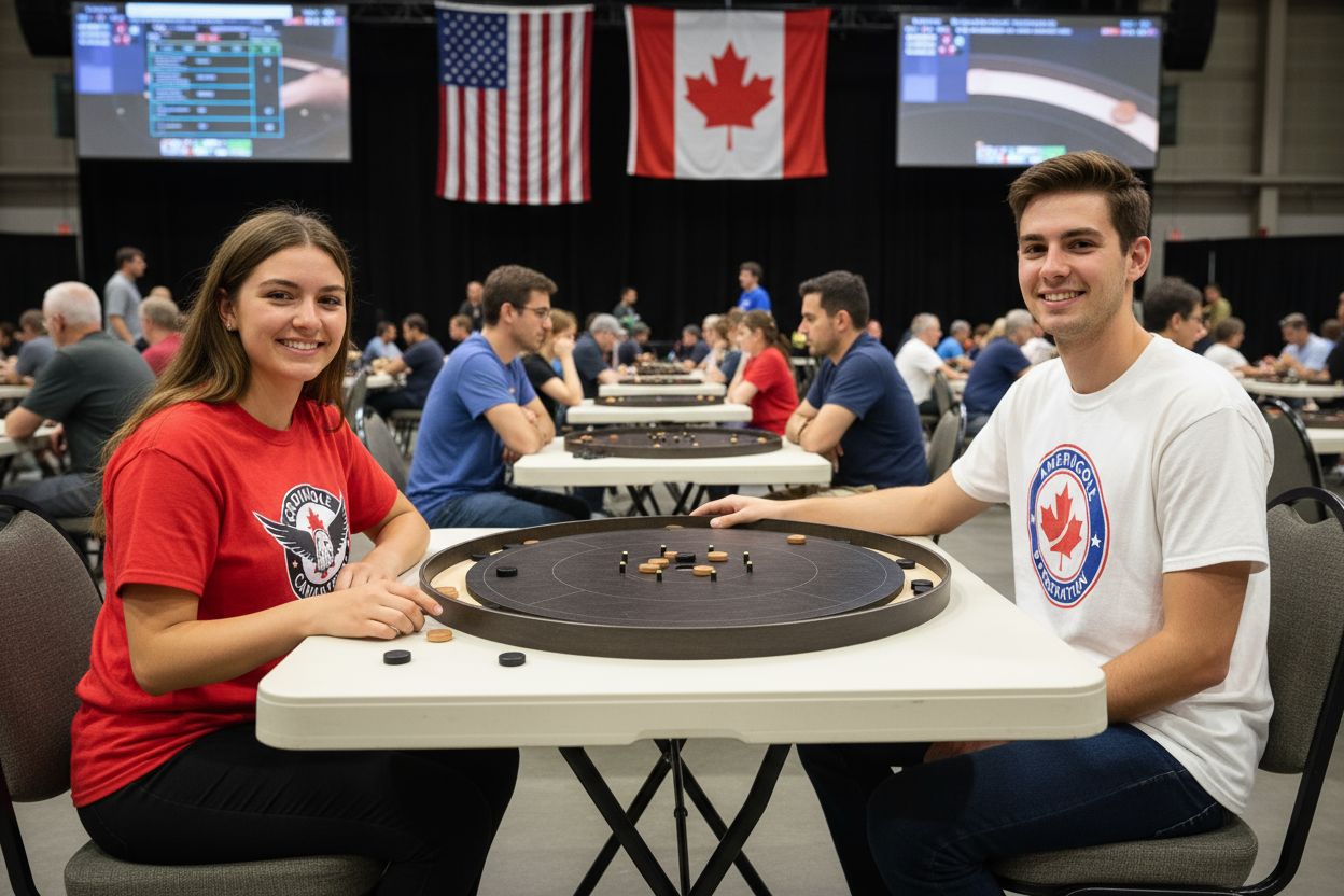 Crokinole Canada の The Gray Maple - トーナメント Crokinole ボード ゲーム キット