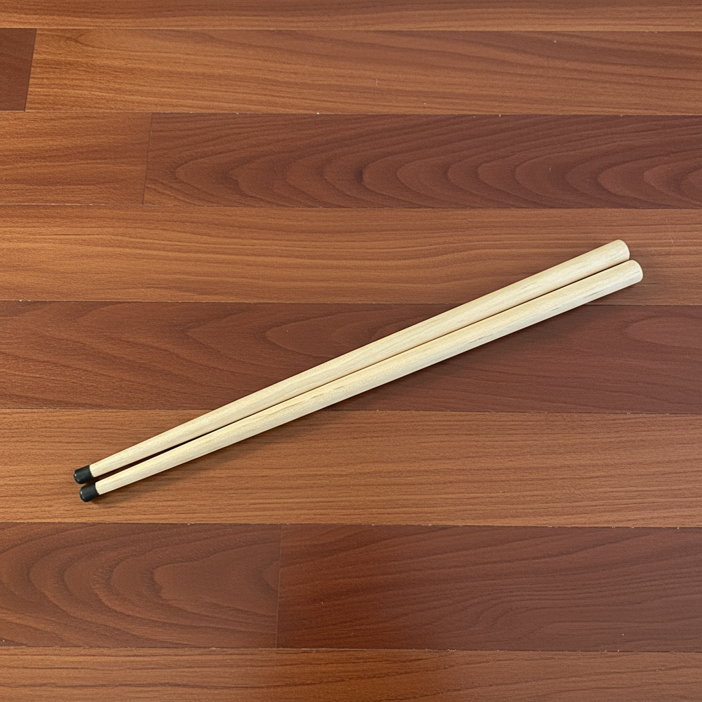 Set of 2 Plain Crokinole Cue Sticks - 18" or 21" Length