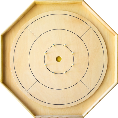 The Family Board - Traditional Crokinole Board Game Kit