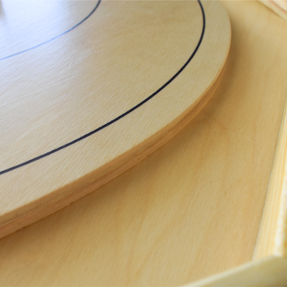 The Family Board - Traditional Crokinole Board Game Kit