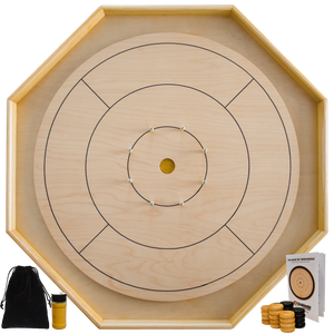 The Family Board - Traditional Crokinole Board Game Set