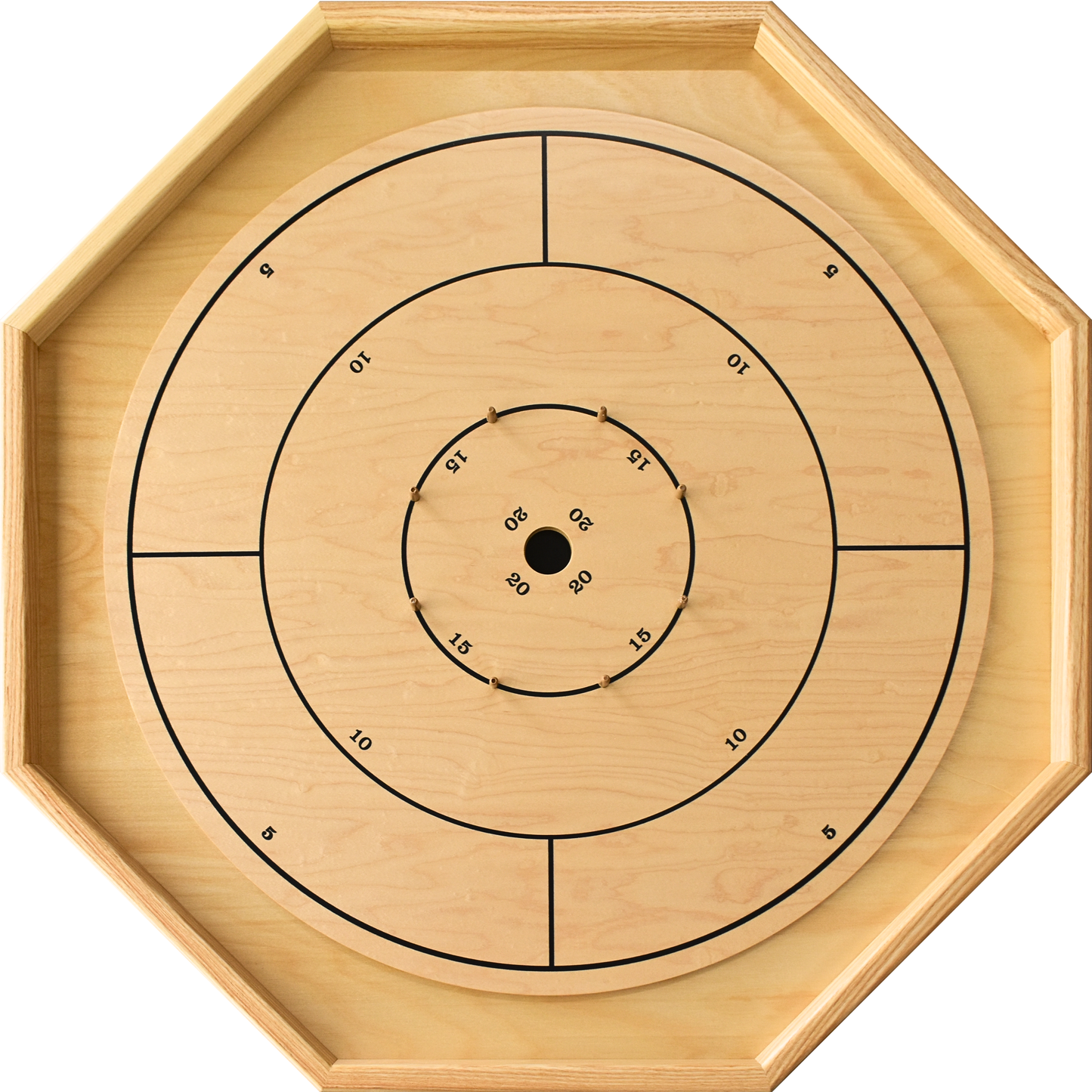 The Gold Standard - Traditional Crokinole Board Game Kit