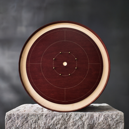 The Red Maple by Crokinole Canada - Tournament Crokinole Board Game Set - Meets NCA Standards