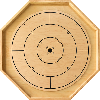 The Gold Standard - Traditional Crokinole Board Game Set