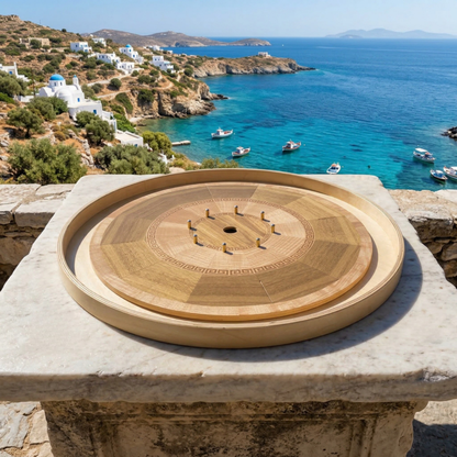 Grecian Flare - Hand Inlay Crokinole Boards