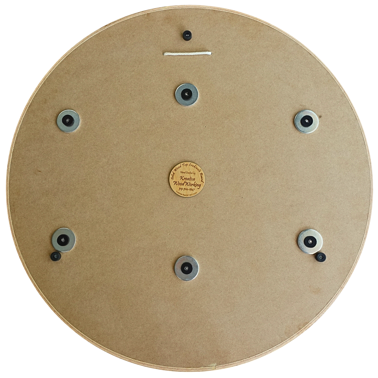 Cherry Expressions - Solid Cherry Hardwood Playing Surface - Ultimate Crokinole Bundle