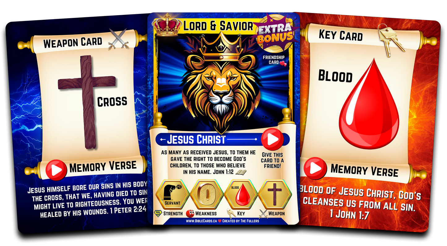 Generations V2 Bible Cards Game - Pack of 72 Playing & Trading Cards