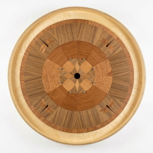 At The Lake - Hand Inlay Crokinole Boards
